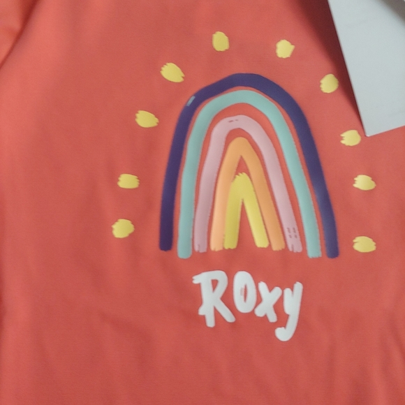 ROXY Girl's Rashguard Swim Shirt NEW - Picture 2 of 7